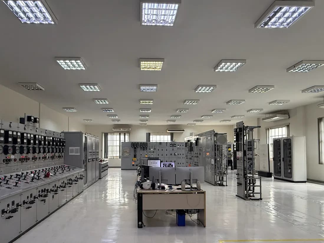 Sala de controle atualmente